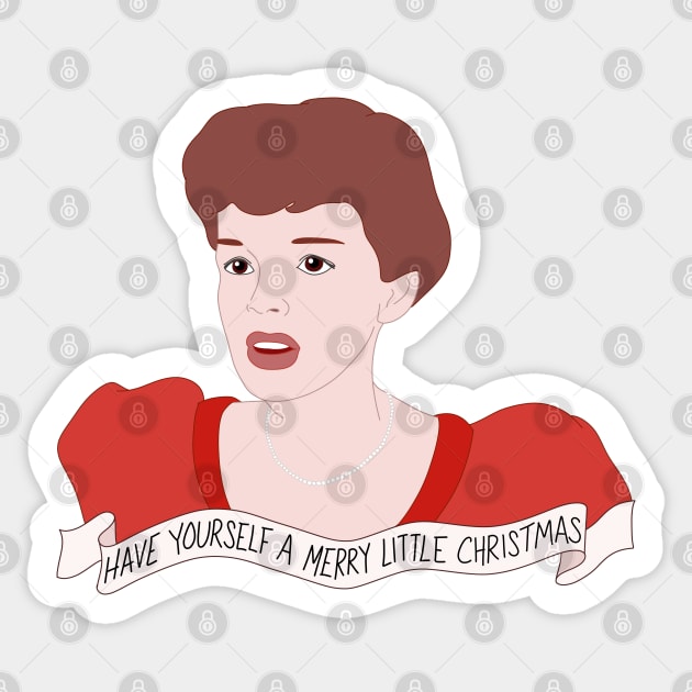 Merry Little Christmas Sticker by thecompassrose